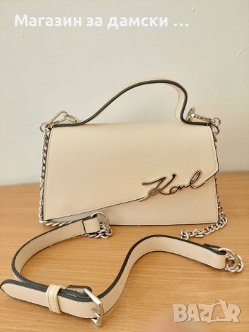 Лукс дамски чанти Karl Lagerfeld Код 01033, снимка 2 - Чанти - 53796627