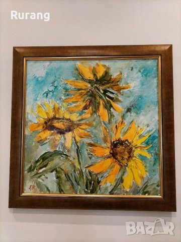 Авторски картини Маслена живопис,, Слънчеви Сезони ", снимка 11 - Картини - 53899328