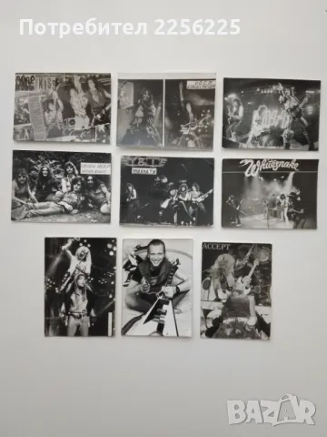 ЛОТ картички на метъл групи (лот 7)