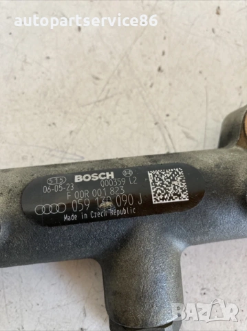 Горивна рейка със сензор за Volkswagen Phaeton 3.0 Tdi (2008) 059130090J 0281002665, снимка 3 - Части - 54192625