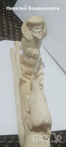 Слонова кост фигурка фигура , снимка 7 - Фигурки - 53223589