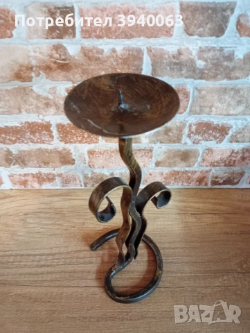 Стар свещник , снимка 5 - Антикварни и старинни предмети - 53207712