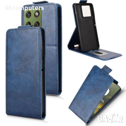 Кожен флип калъф за Motorola Edge 70 5G- Стенд и Холдер за Карти, вкл. Протектор, 4 Цвята, снимка 2 - Калъфи, кейсове - 52411285