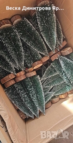 Миниатюрна декоративна изкуствена елха , снимка 7 - Декорация за дома - 52091860