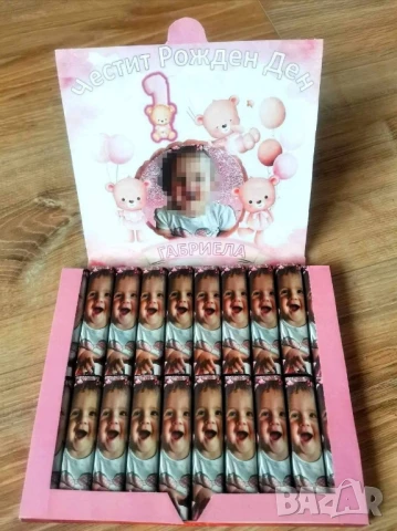 персонализирана кутия с бонбони с картинка и снимка по желание , снимка 6 - Декорация за дома - 51033854