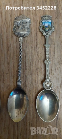 лъжички за колекционери 4 броя , снимка 3 - Антикварни и старинни предмети - 52458924