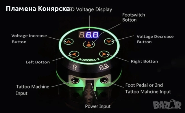 Машинка за перманентен грим BRONC, снимка 2 - Друго оборудване - 53176274