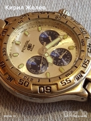 Марков мъжки часовник FOSSIL BLUE много красив стилен дизайн 52239, снимка 10 - Мъжки - 52479817