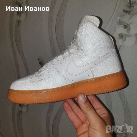 оригинални маратонки NIKE AIR FORCE 1 HI SE "PHANTOM" номер 38-38,5, снимка 3 - Маратонки - 46410786