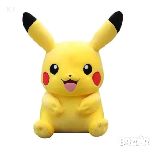 Плюшен Пикачу 30см, плюшена играчка Pokemon Pikachu, снимка 1 - Плюшени играчки - 49208269