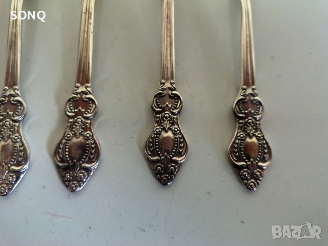 Уникални Посребрени Лъжички СССР, снимка 4 - Антикварни и старинни предмети - 52125444
