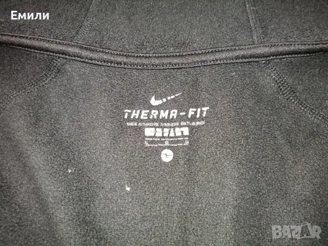 Nike THERMA-FIT оригинален дамски суичър с цип р-р M-L, снимка 9 - Спортни екипи - 47085575