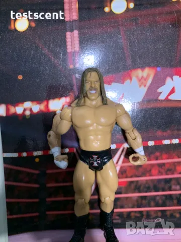 Екшън фигура WWE Triple H Трите Хикса Jakks Ring Rage Series играчка figure, снимка 8 - Колекции - 49553013