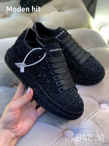Alexander McQueen дамски сникърси с кристали висок клас реплика