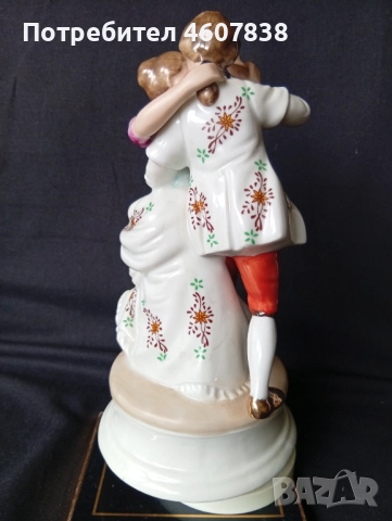 Порцеланова статуетка въртяща,музикална, снимка 5 - Статуетки - 52027225
