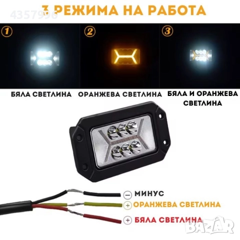 Халогени за Вграждане - PG434 - 2 БР/К-Т, снимка 4 - Аксесоари и консумативи - 52171860