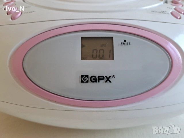 GPX PDC-350 / FM радио / CD/ MP3/ AUX., снимка 2 - Радиокасетофони, транзистори - 53872616