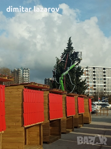 Коледен базар наеми на щандове, снимка 2 - Стелажи и щандове - 52656436