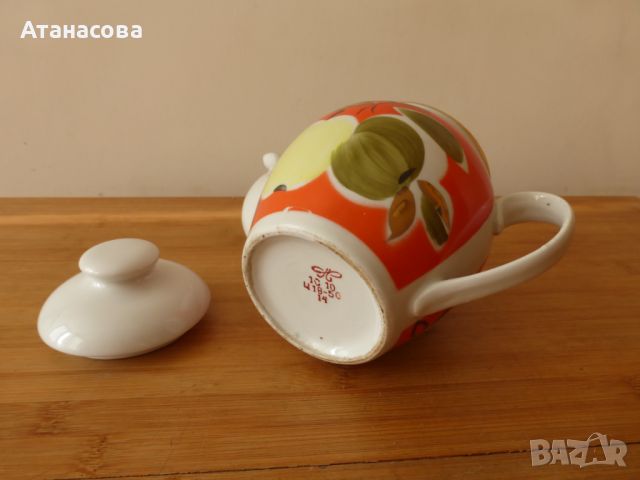 Украински порцеланов сервиз за чай кафе за двама 1970 г, снимка 10 - Сервизи - 45613633