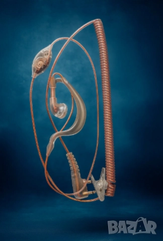 Професионален хендсфри с прозрачна акустична тръба за радиостанции, снимка 5 - Друга електроника - 52093822