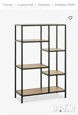 Продавам 4бр.етажерка голяма,2бр.етажерка малка,бюро,скрин, снимка 2 - Етажерки - 53980745