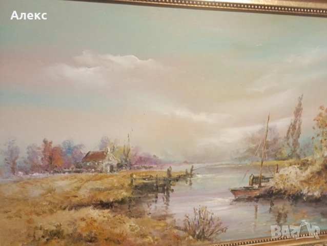 Стара маслена картина!, снимка 5 - Картини - 53867805