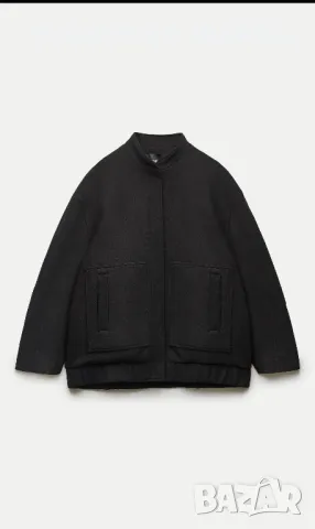 Wool bomber jacket Zara, снимка 1 - Якета - 47239836