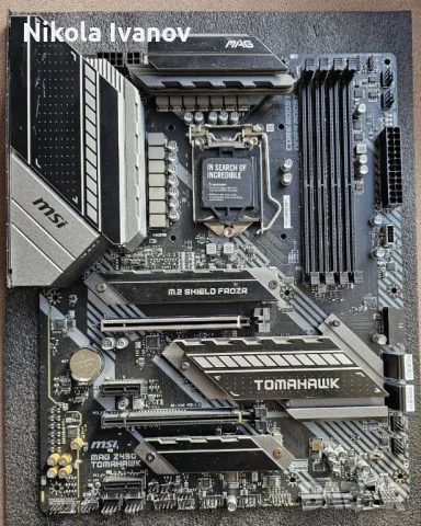 MSI MAG Z490 TOMAHAWK | DDR4 | Socket LGA 1200 | 10th & 11th gen intel | дънна платка / motherboard, снимка 8 - Дънни платки - 49234994