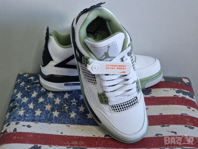 Air Jordan 4 Retro Seafoam Oil Green, 40 номер, НОВИ! ОРИГИНАЛНИ! , снимка 2 - Маратонки - 46029922