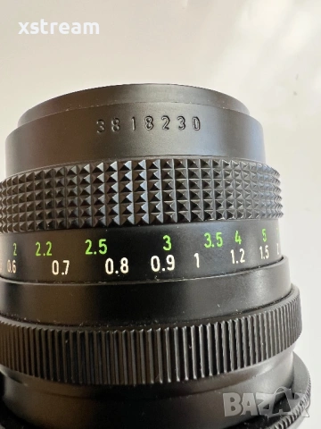 Отличен! Pentacon Auto Multi-Coated 50mm f/1.8 Ръчен Обектив, Резба M42 + Адаптор M42 към EF Canon, снимка 5 - Обективи и филтри - 54098875