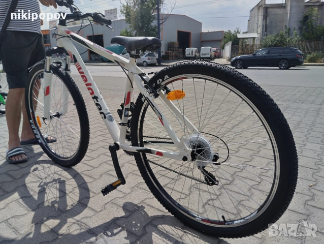 SPRINT Алуминиев велосипед 29" Velotec PRO бял/червен, снимка 9 - Велосипеди - 53563868