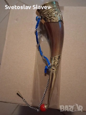 Естествен рог с обков., снимка 5 - Колекции - 53711453