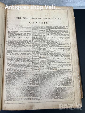 Английска Библия №5473 , снимка 5 - Антикварни и старинни предмети - 46097950