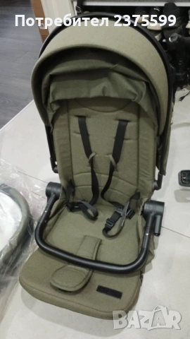 Kомбинирана количка 2 в 1 Moon Clicc Moss Green Melange