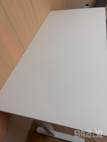 Бюро с регулируема височина SVANEKE 60х120 бяло, снимка 4 - Бюра - 52807712