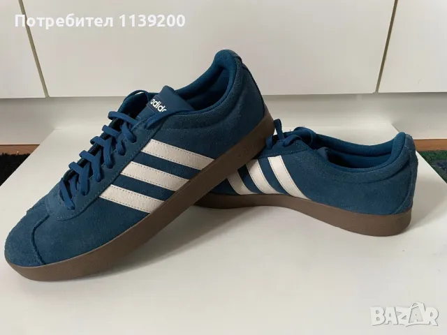 Adidas Navy Legend 44 2/3 сини мъжки кецове , снимка 7 - Кецове - 48997657