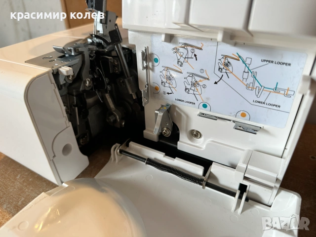 4 конечен оверлог "GRITZNER 788", снимка 4 - Шевни машини - 53908468