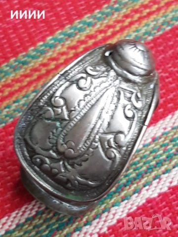 Сребърна гривна рогатка , снимка 4 - Антикварни и старинни предмети - 53301300