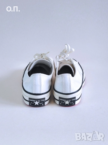 Converse Chuck Taylor 70 Ox 'White Patent' 39.5, снимка 6 - Кецове - 51600600