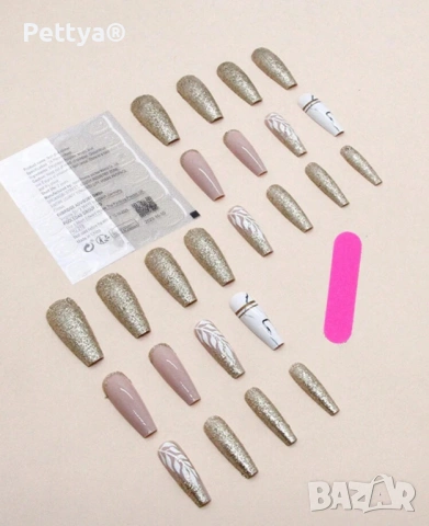 Изкуствени нокти 24бр. №5, снимка 2 - Продукти за маникюр - 53281570