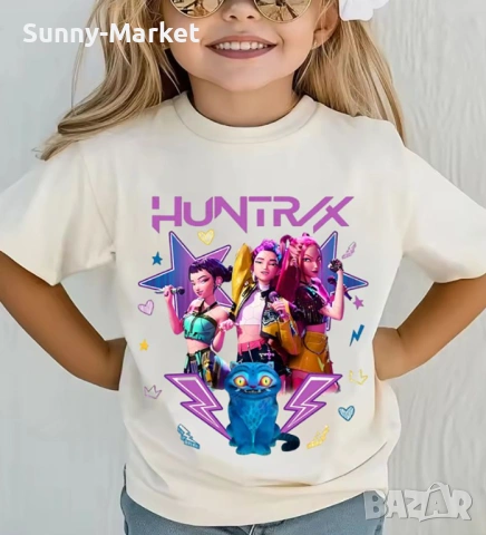 K pop Demon Hunters Блузи с дълъг ръкав , тениски с къс ръкав, снимка 14 - Блузи с дълъг ръкав и пуловери - 53583999