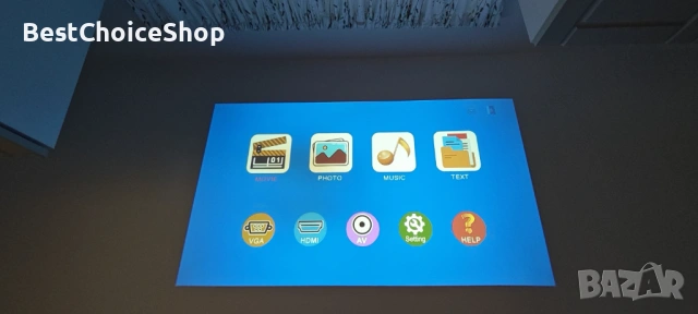 Мини мултимедиен проектор ysametp, full hd, 10000 lumens, hdmi, vga, usb, дистанционно, снимка 9 - Плейъри, домашно кино, прожектори - 54102694