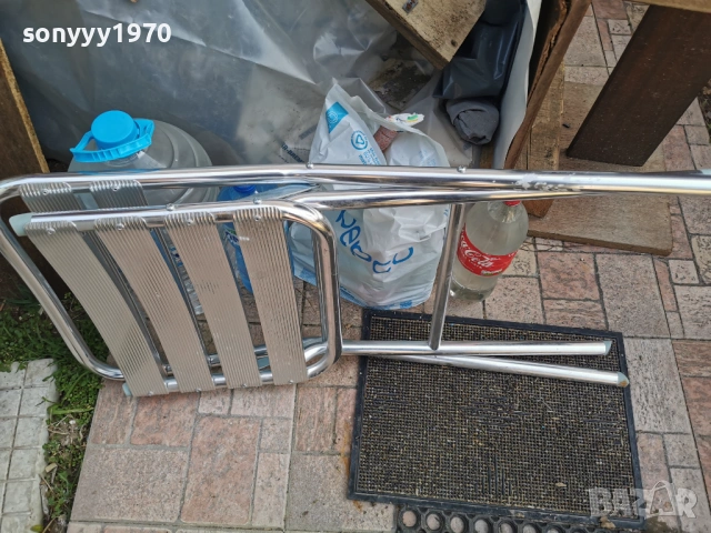 сгъваем стол-алуминиев от германия 1304261724LCHERY1, снимка 4 - Столове - 54181450