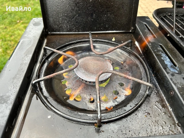 Газово барбекю с вграден котлон+ бутилка, снимка 7 - Барбекюта - 54041155