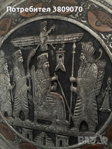антични медни подноси , снимка 4 - Антикварни и старинни предмети - 53304688