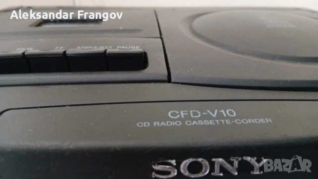 SONY CFD - V 10 , снимка 3 - Радиокасетофони, транзистори - 53723836
