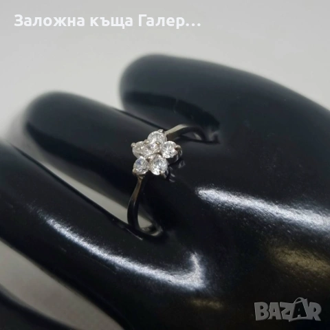 Нов сребърен пръстен с фианити – 925 проба - 1,50 гр, снимка 6 - Пръстени - 54214658