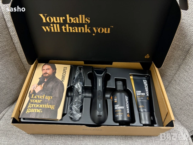 Тример за тяло Manscaped 5.0 Ultra Performance + Ultra Smooth Package