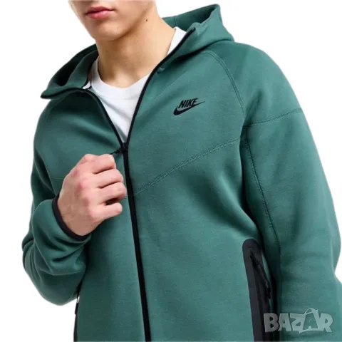 Оригинално мъжко горнище Nike Tech Fleece | XXL размер, снимка 2 - Суичъри - 47244078