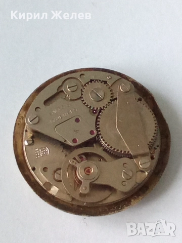 Механизъм с циферблат от стар ръчен часовник 52095, снимка 3 - Мъжки - 52264339
